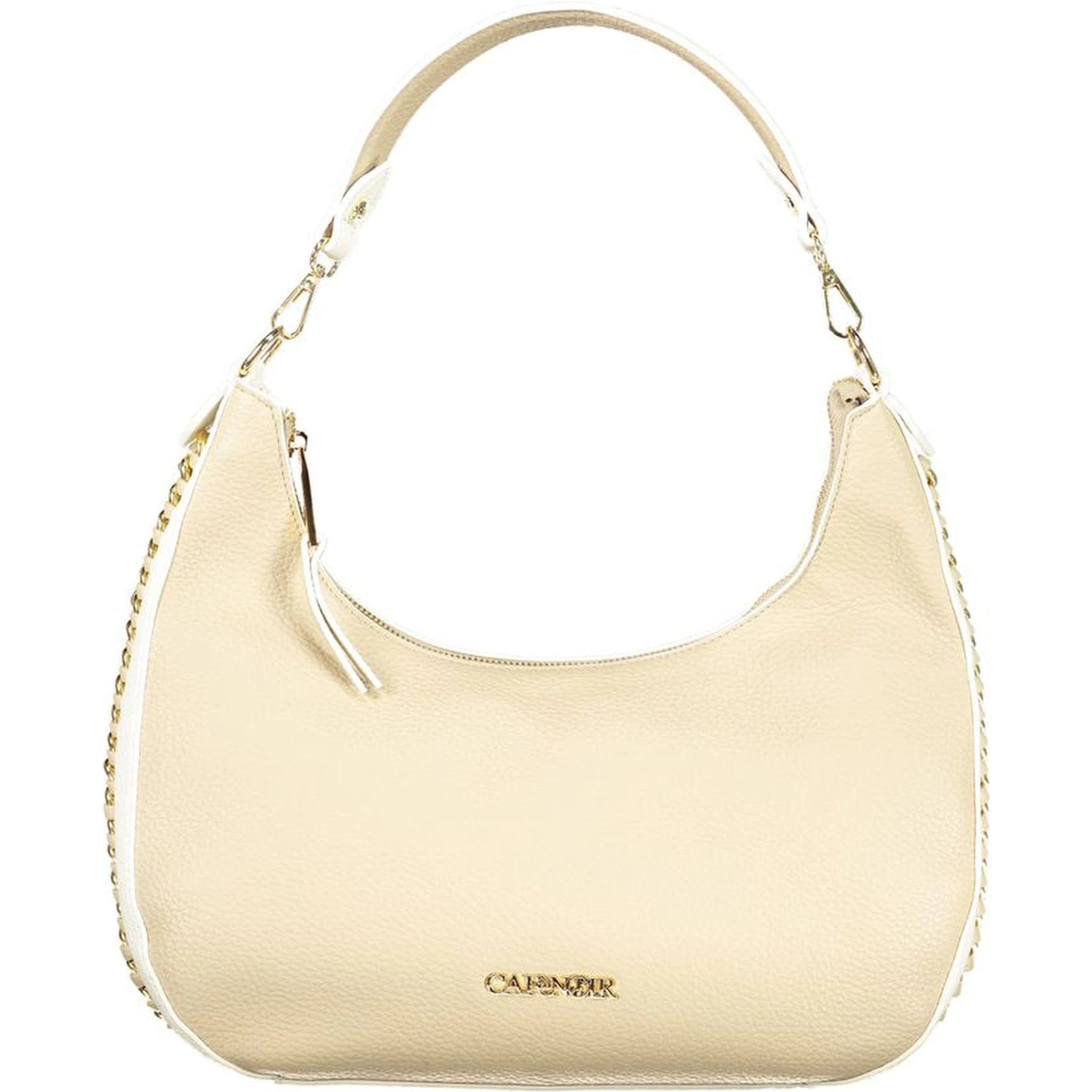 Beige Polyethylene Handbag