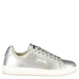 Gray Polyester Athletic Sneakers