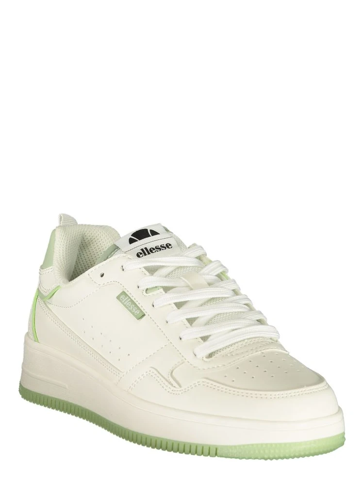 White Polyester Athletic Sneakers alternative