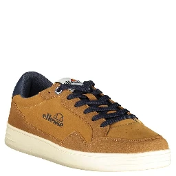 Brown Polyester Mens Sneaker