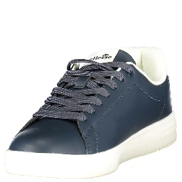 Blue Polyester Athletic Sneakers