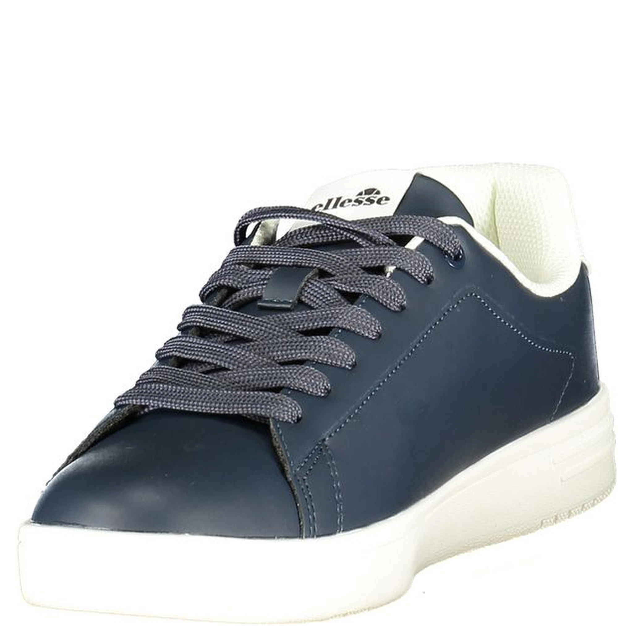 Blue Polyester Athletic Sneakers