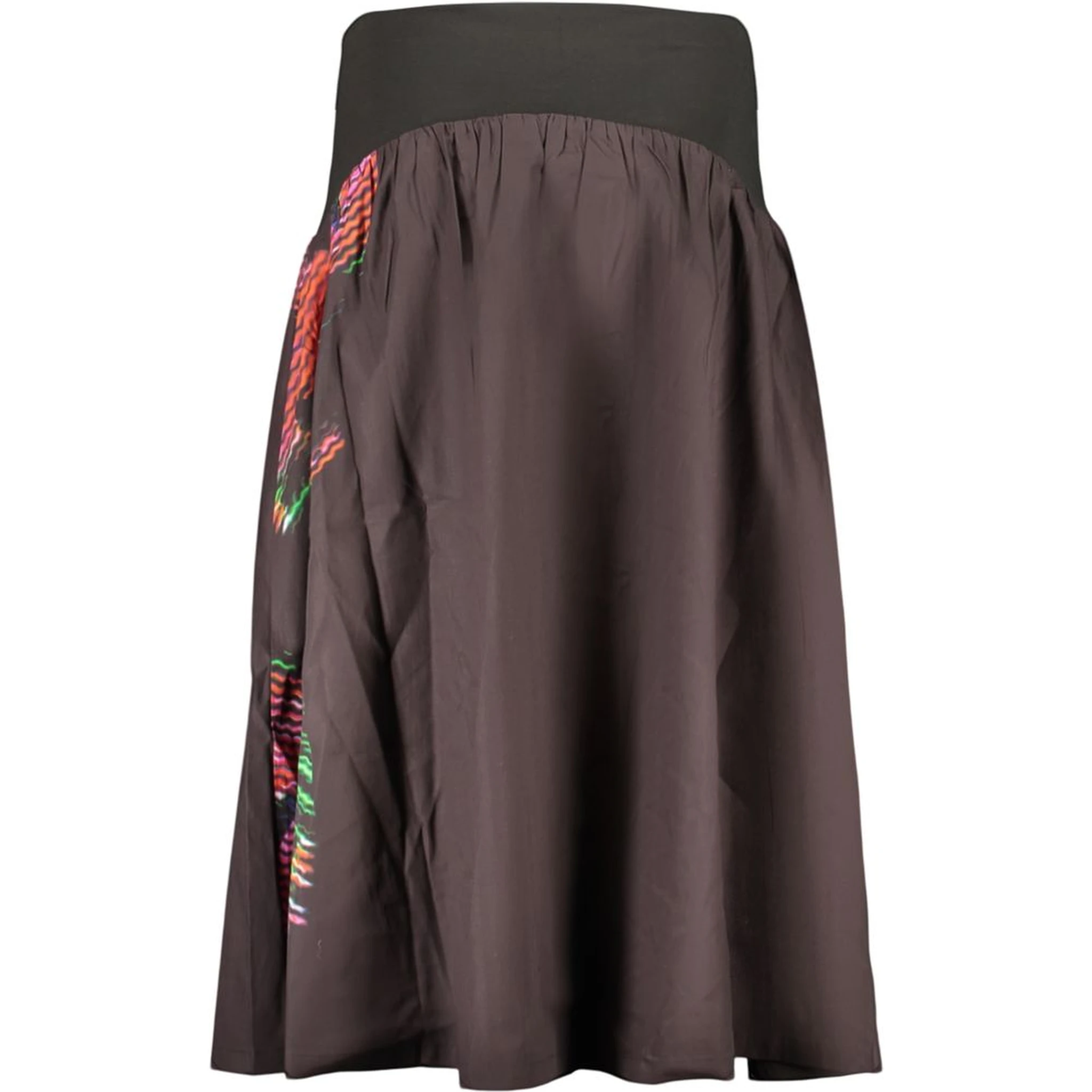 Black Cotton Women Skirt