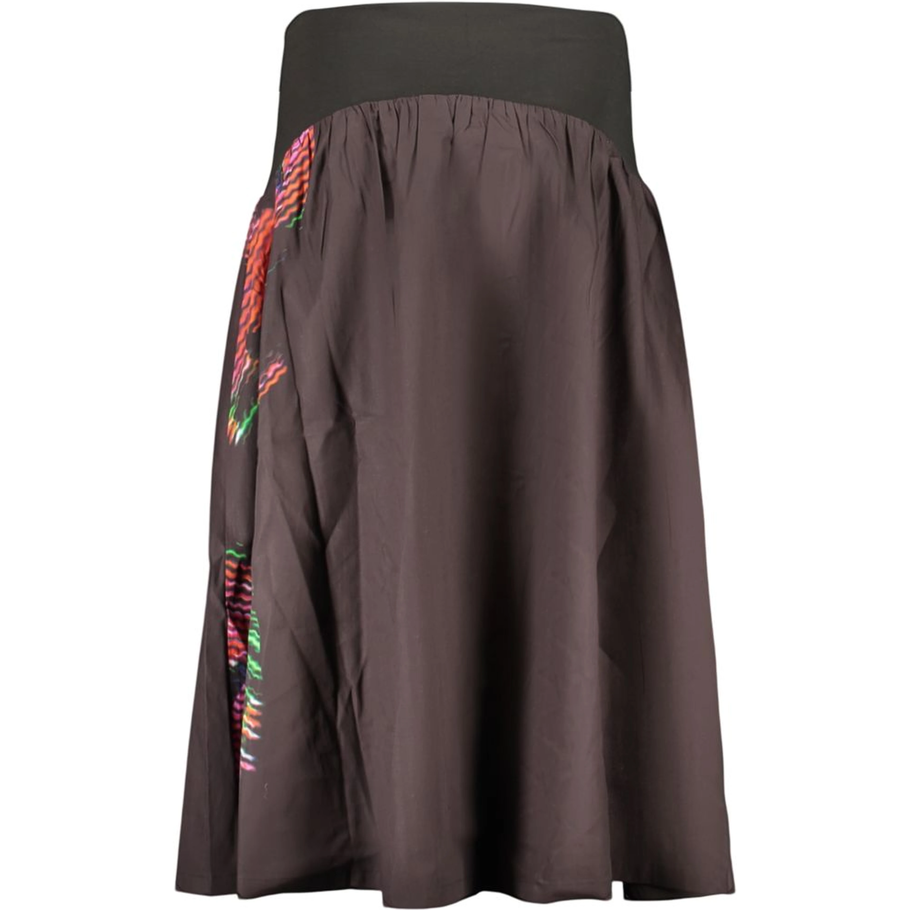 Black Cotton Women Skirt