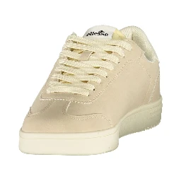 Beige Polyester Athletic Sneakers