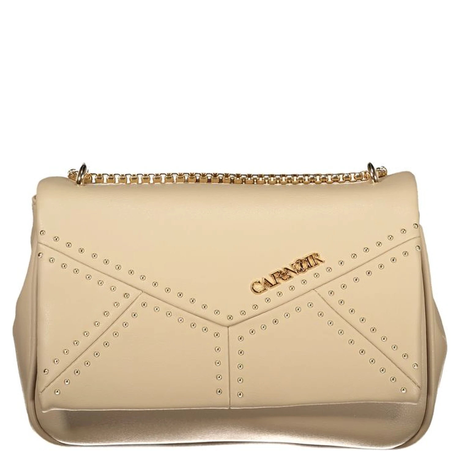 Beige Polyethylene Handbag