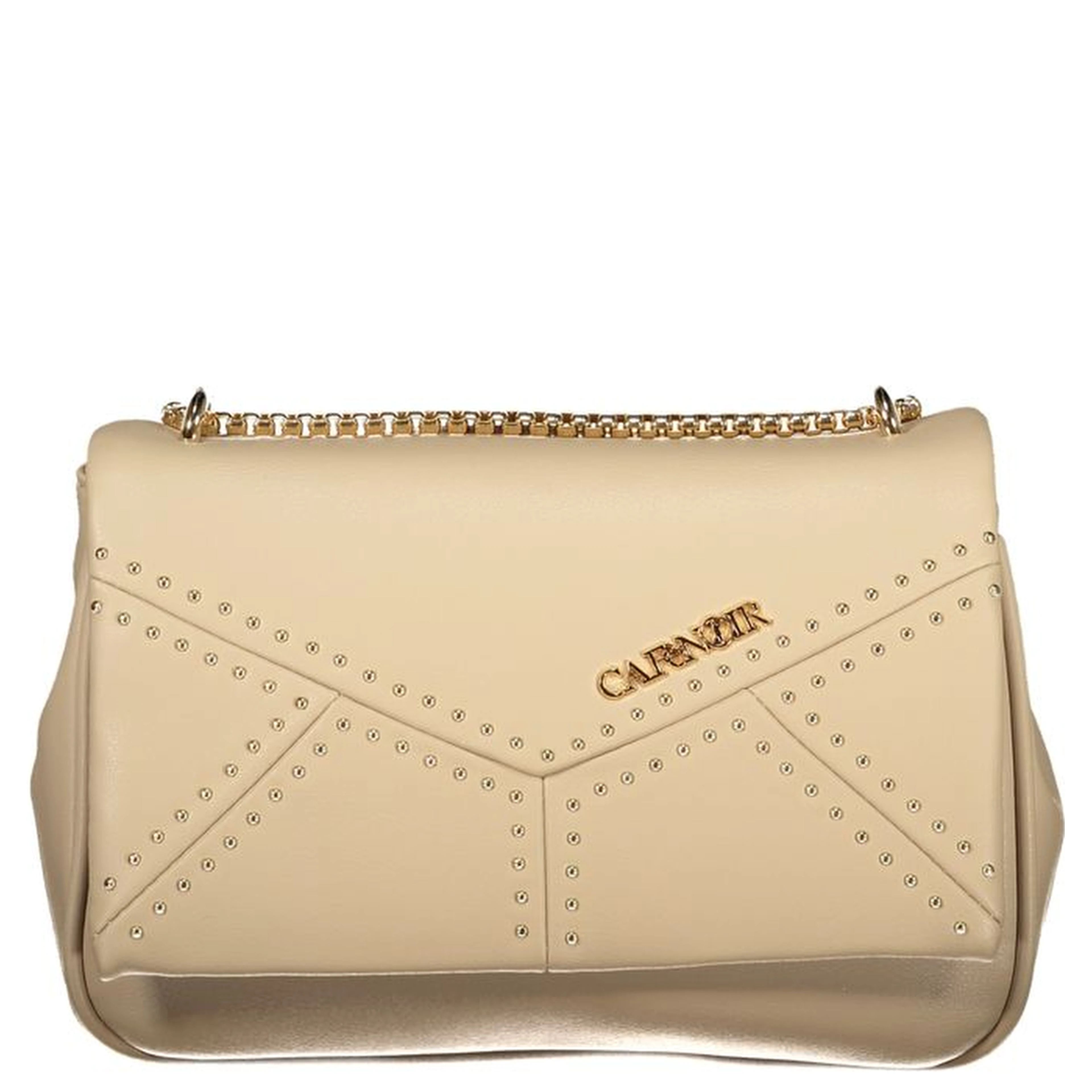 Beige Polyethylene Handbag