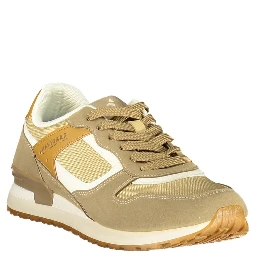 Beige Polyester Men Sneaker