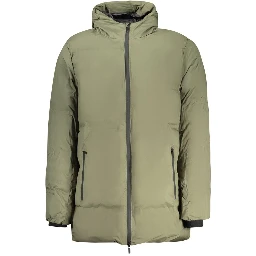 Verde Polyester Mens Jacket