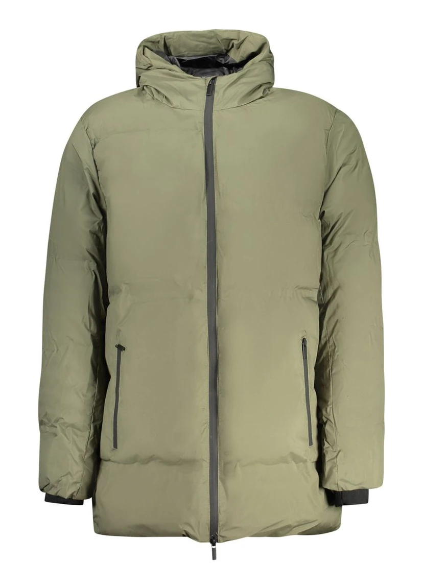 Verde Polyester Mens Jacket