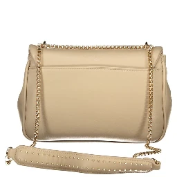 Beige Polyethylene Handbag