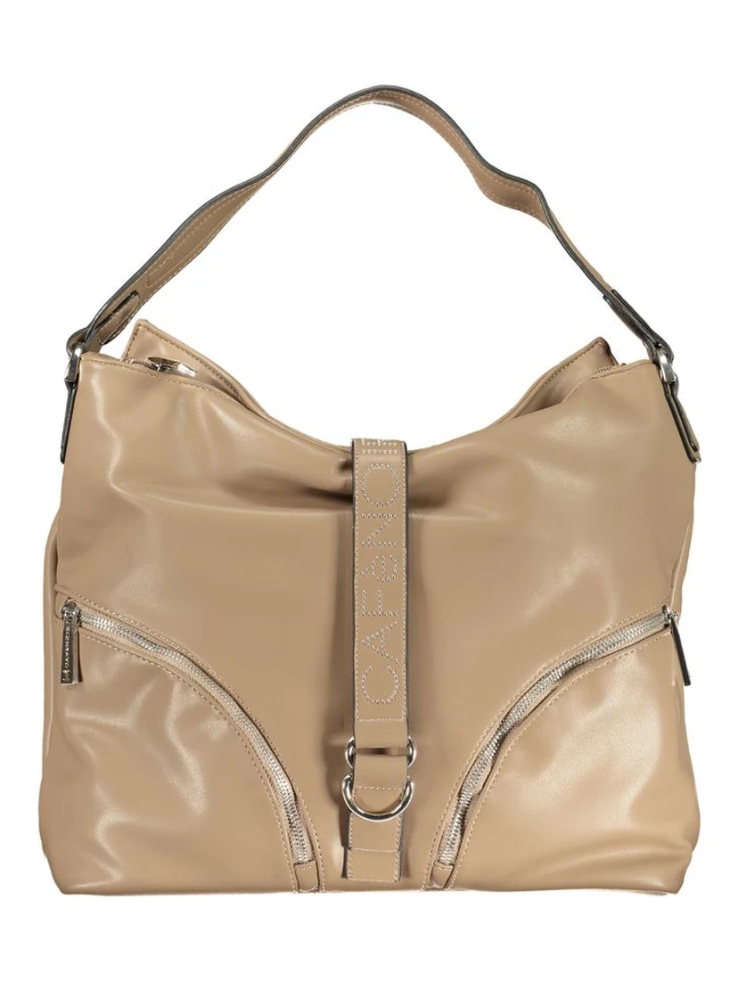 Brown Polyethylene Handbag