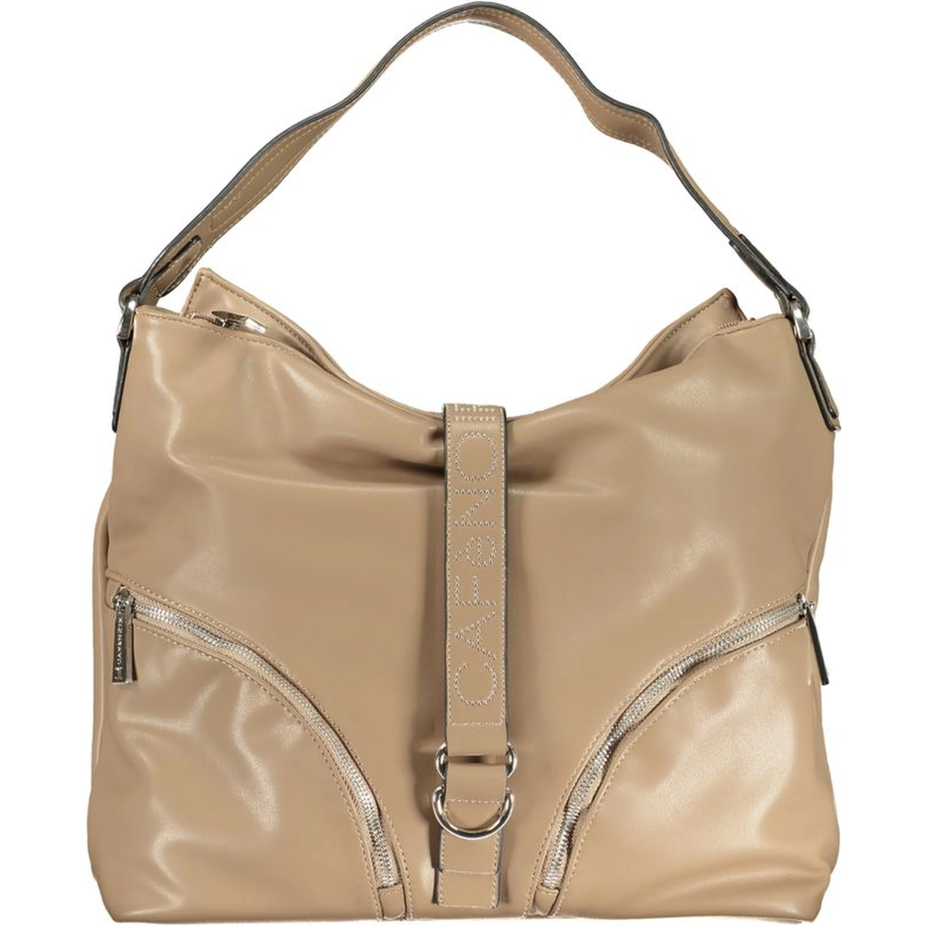 Brown Polyethylene Handbag