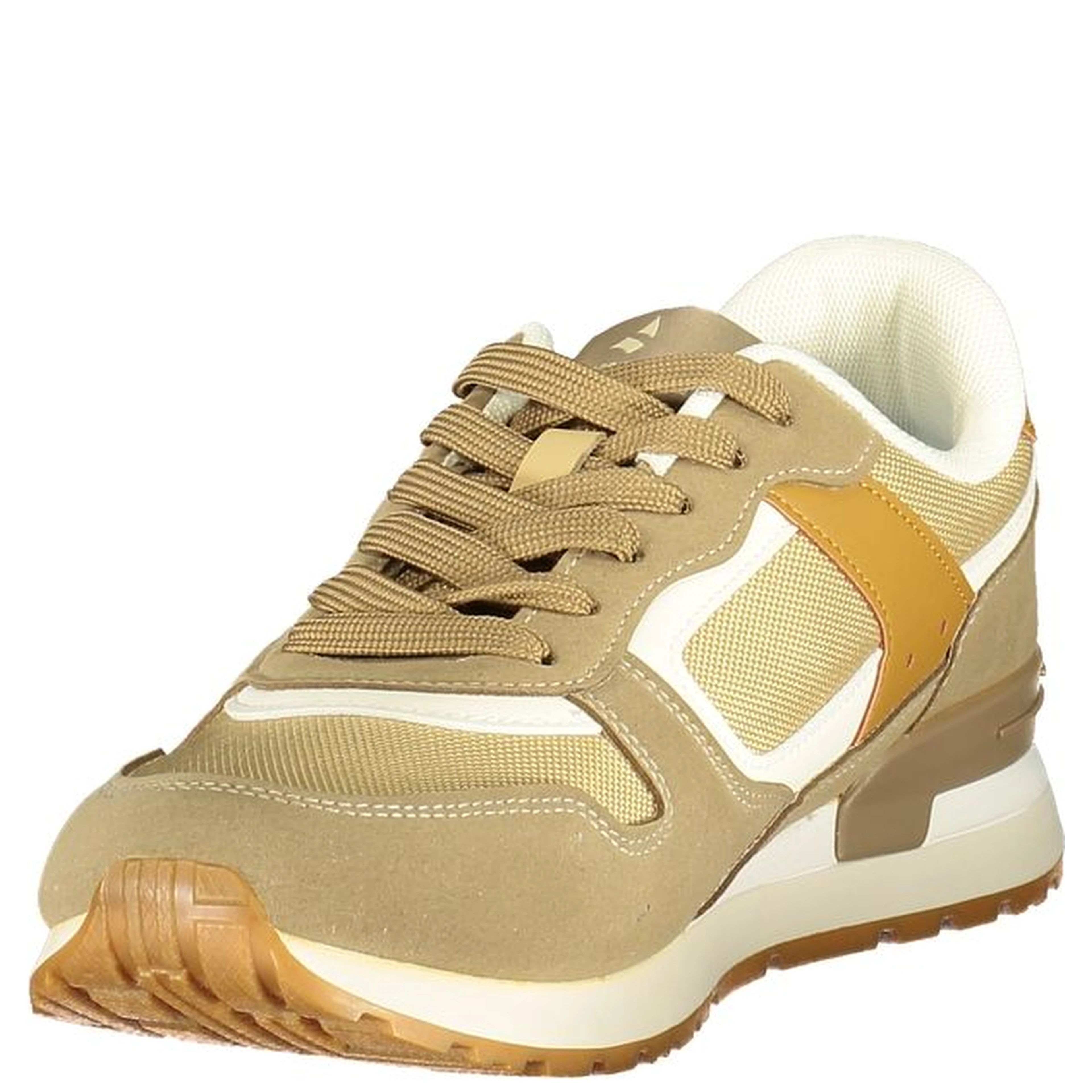 Beige Polyester Men Sneaker