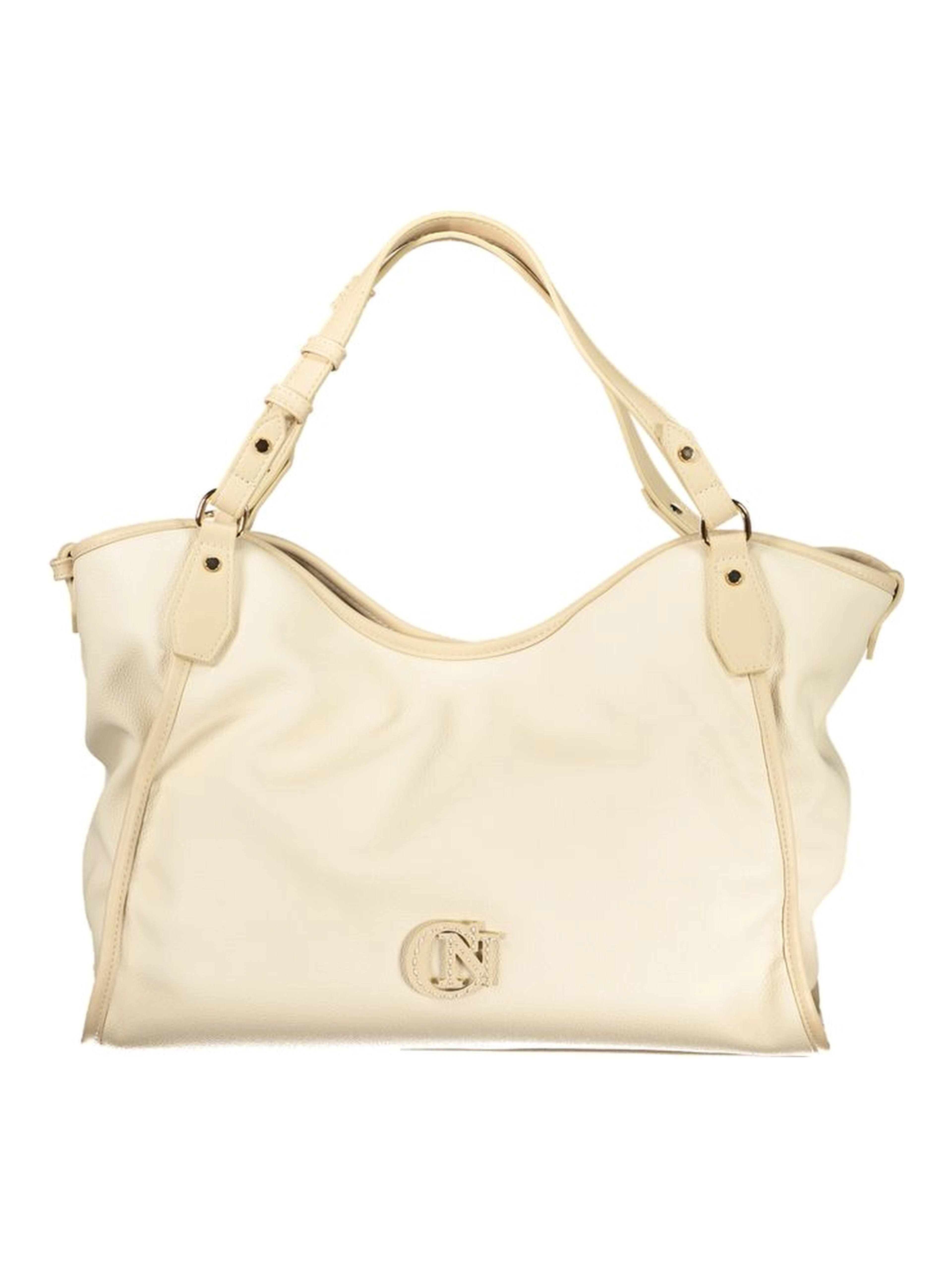 Beige Polyethylene Handbag