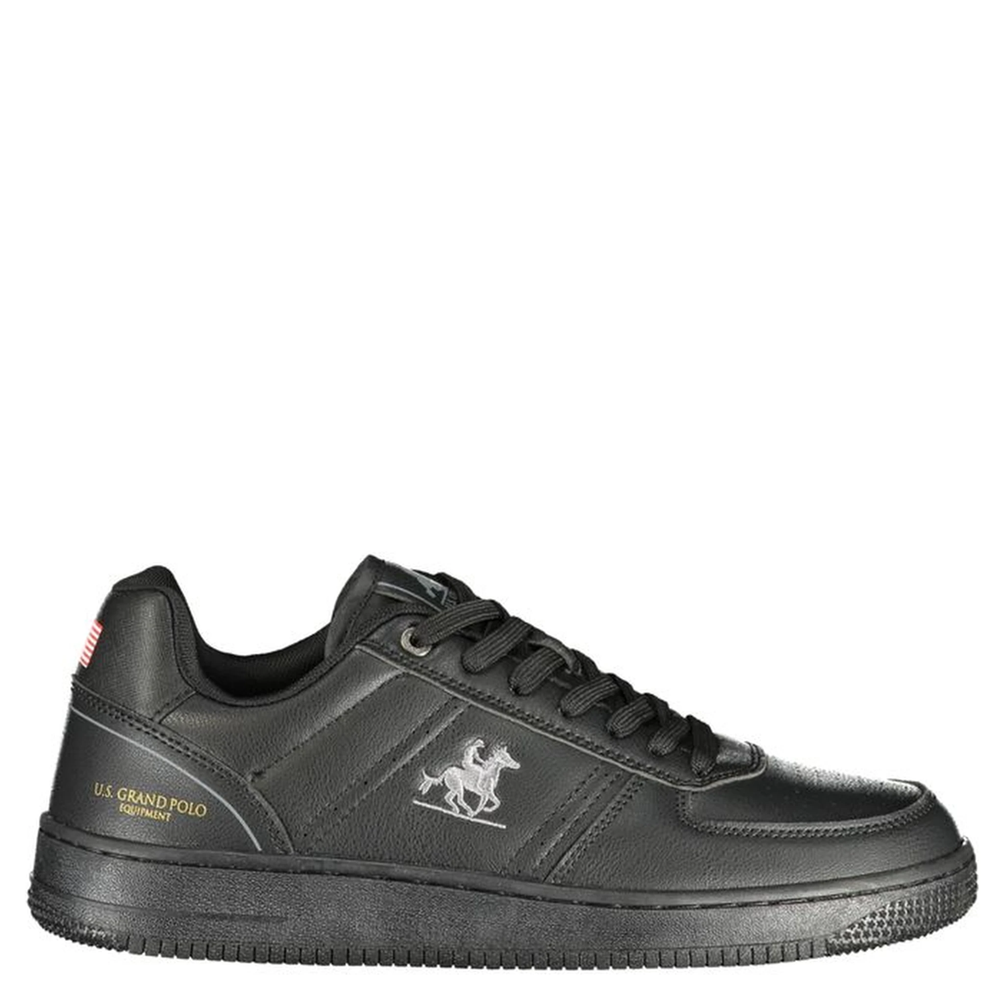 Nero Polyurethane Men Sneaker