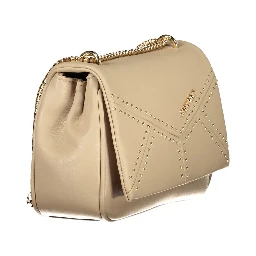 Beige Polyethylene Handbag