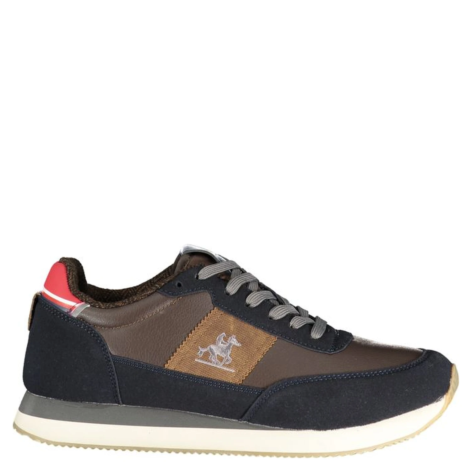 Brown Polyester Athletic Sneakers