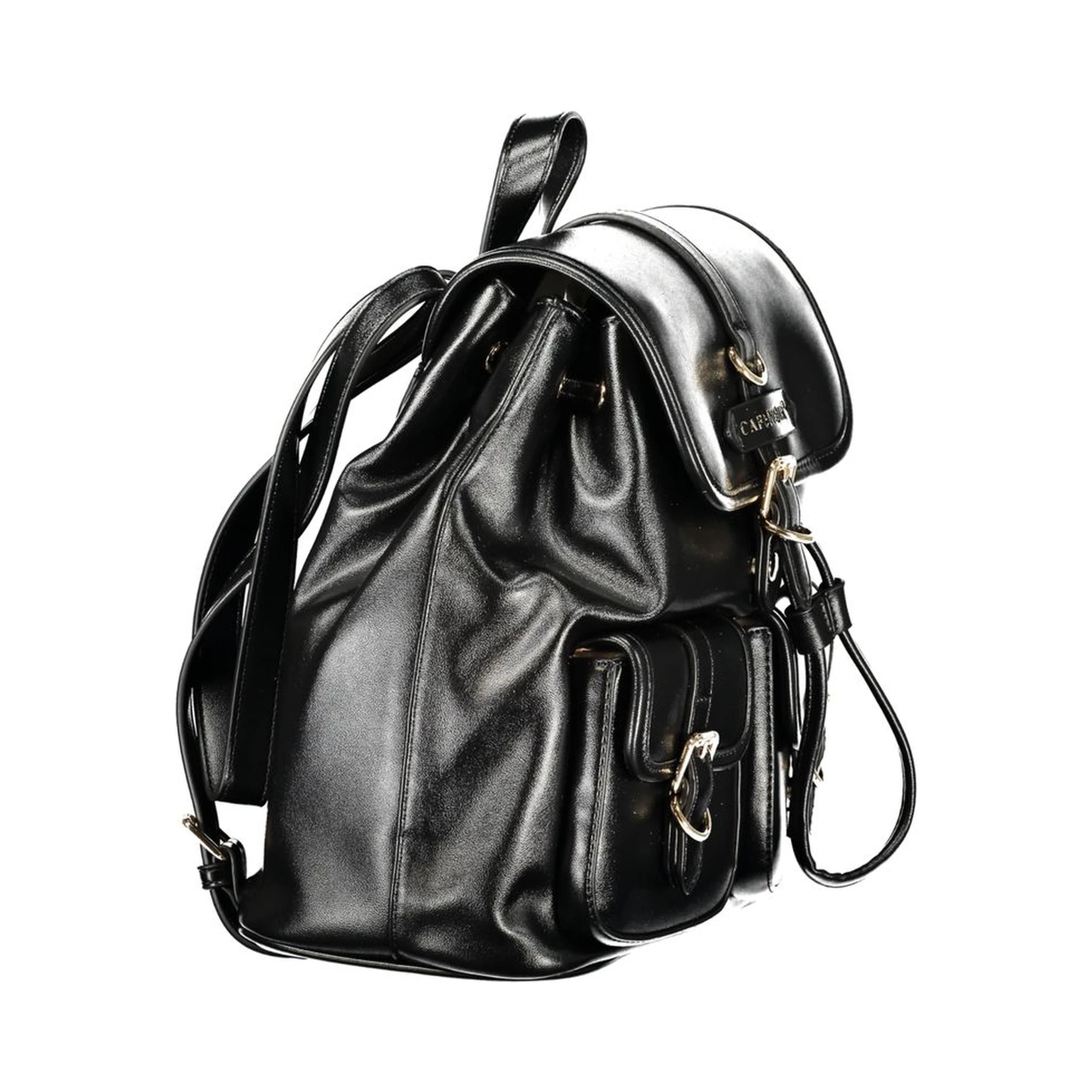 Black Polyethylene Backpack