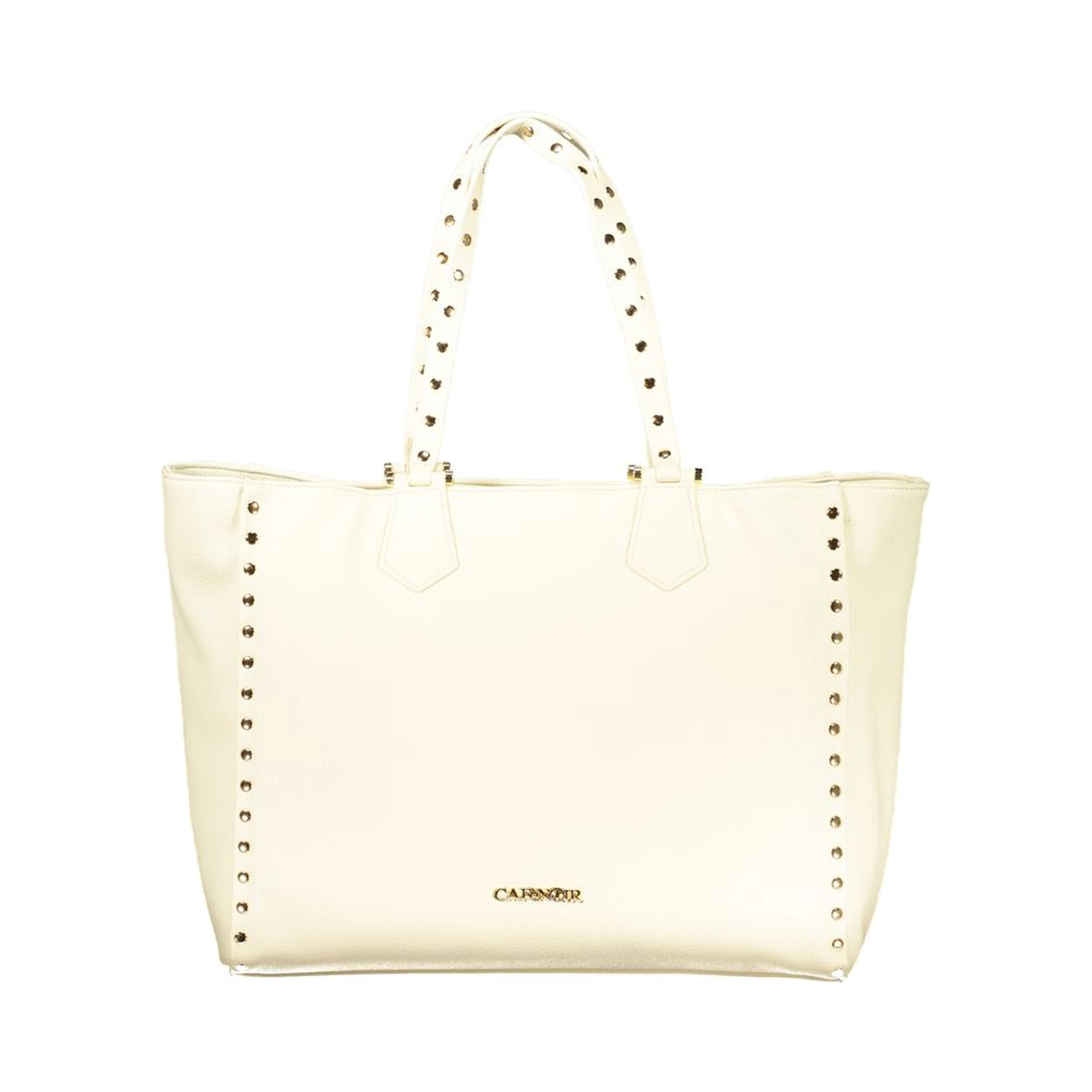 Beige Polyethylene Handbag