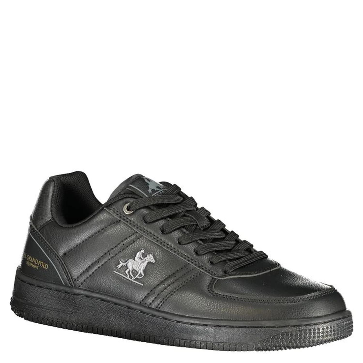 Nero Polyurethane Men Sneaker