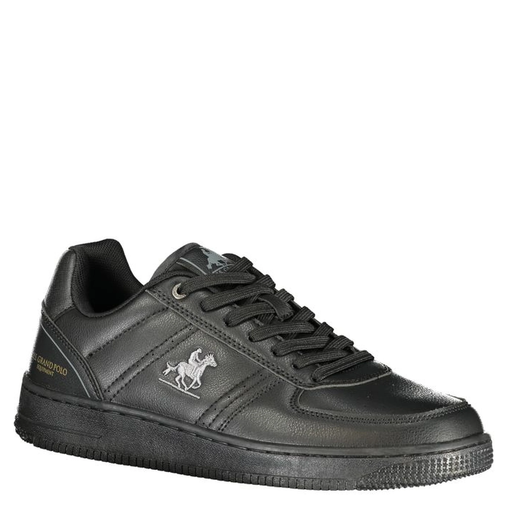 Nero Polyurethane Men Sneaker