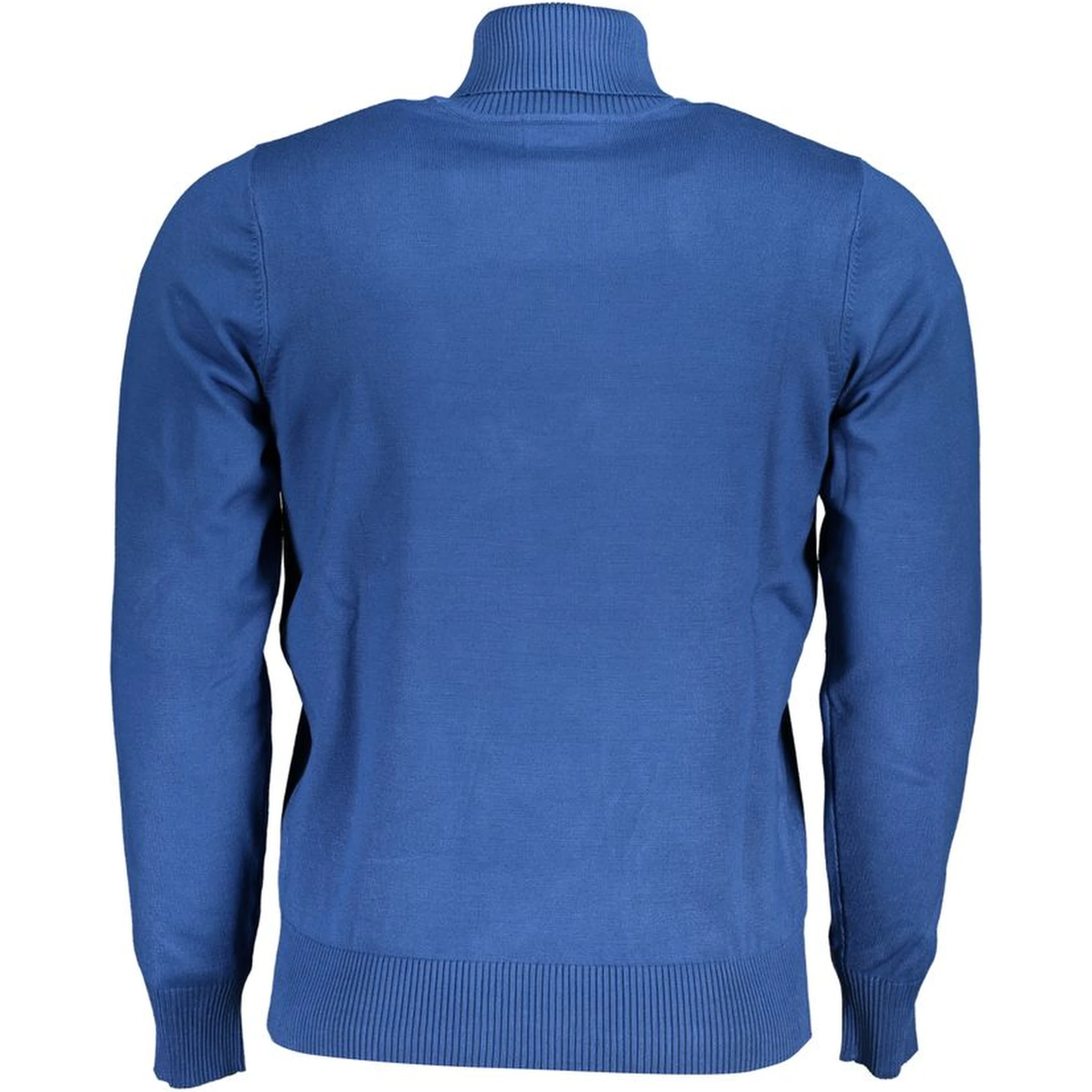 Blue Nylon Turtleneck