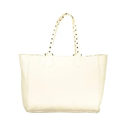 Beige Polyethylene Handbag