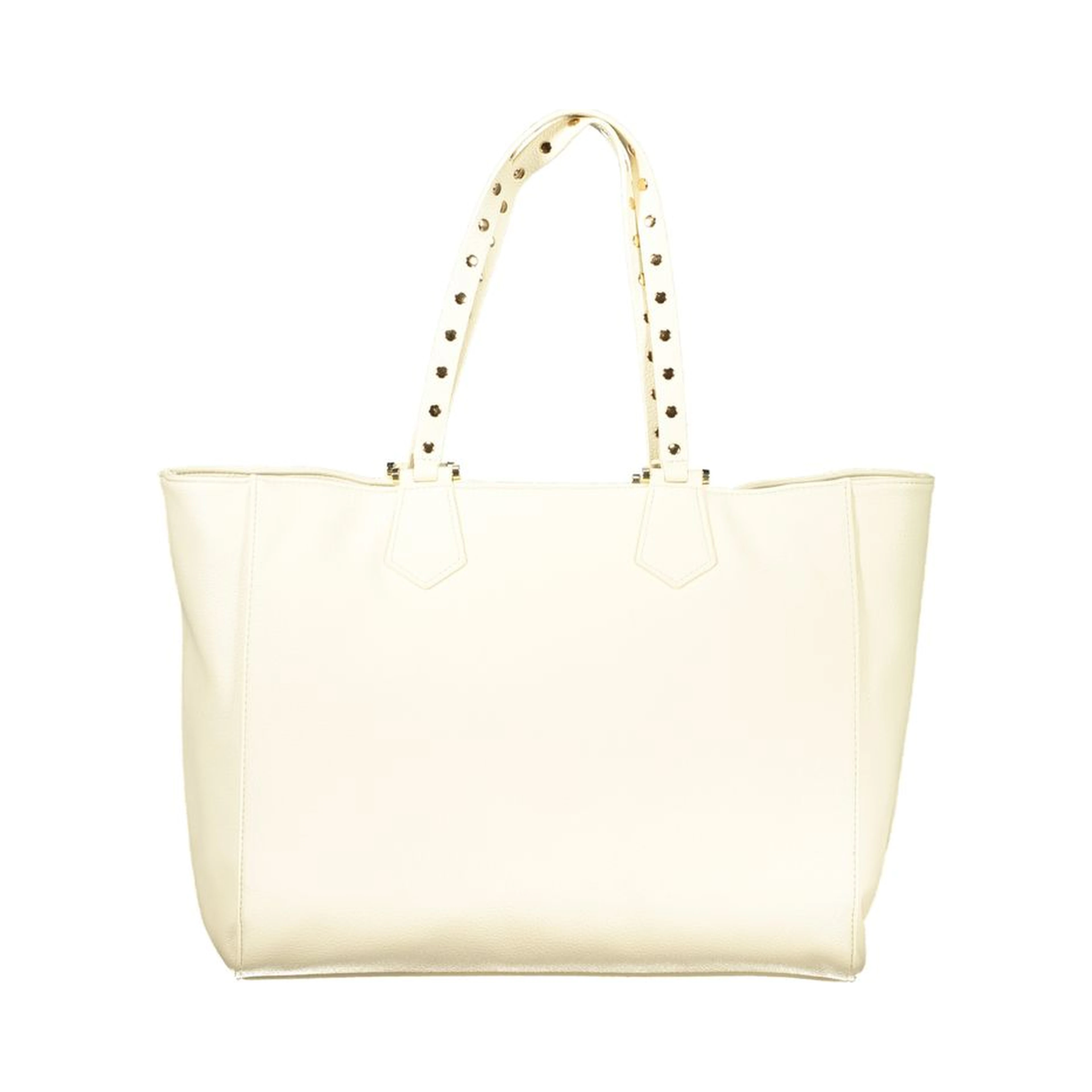 Beige Polyethylene Handbag