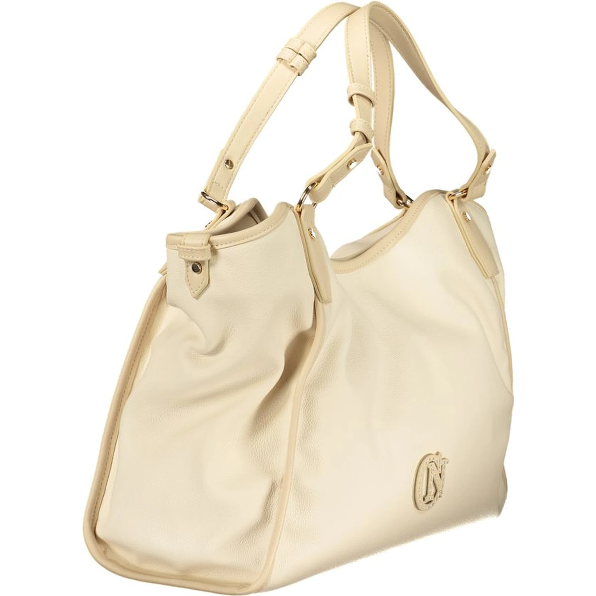 Beige Polyethylene Handbag