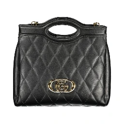 حقيبة يد من البولي إيثيلين الأسود