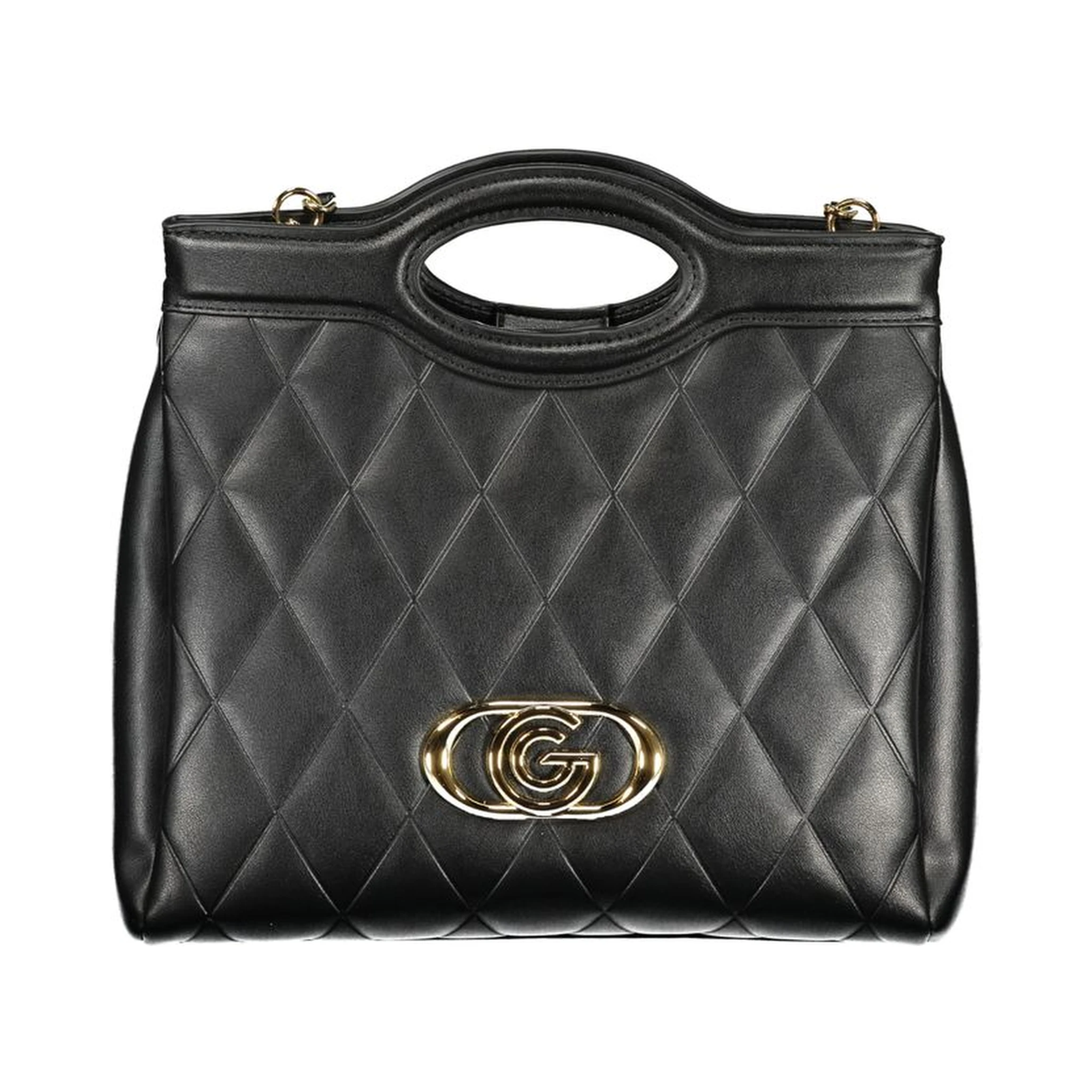 حقيبة يد من البولي إيثيلين الأسود