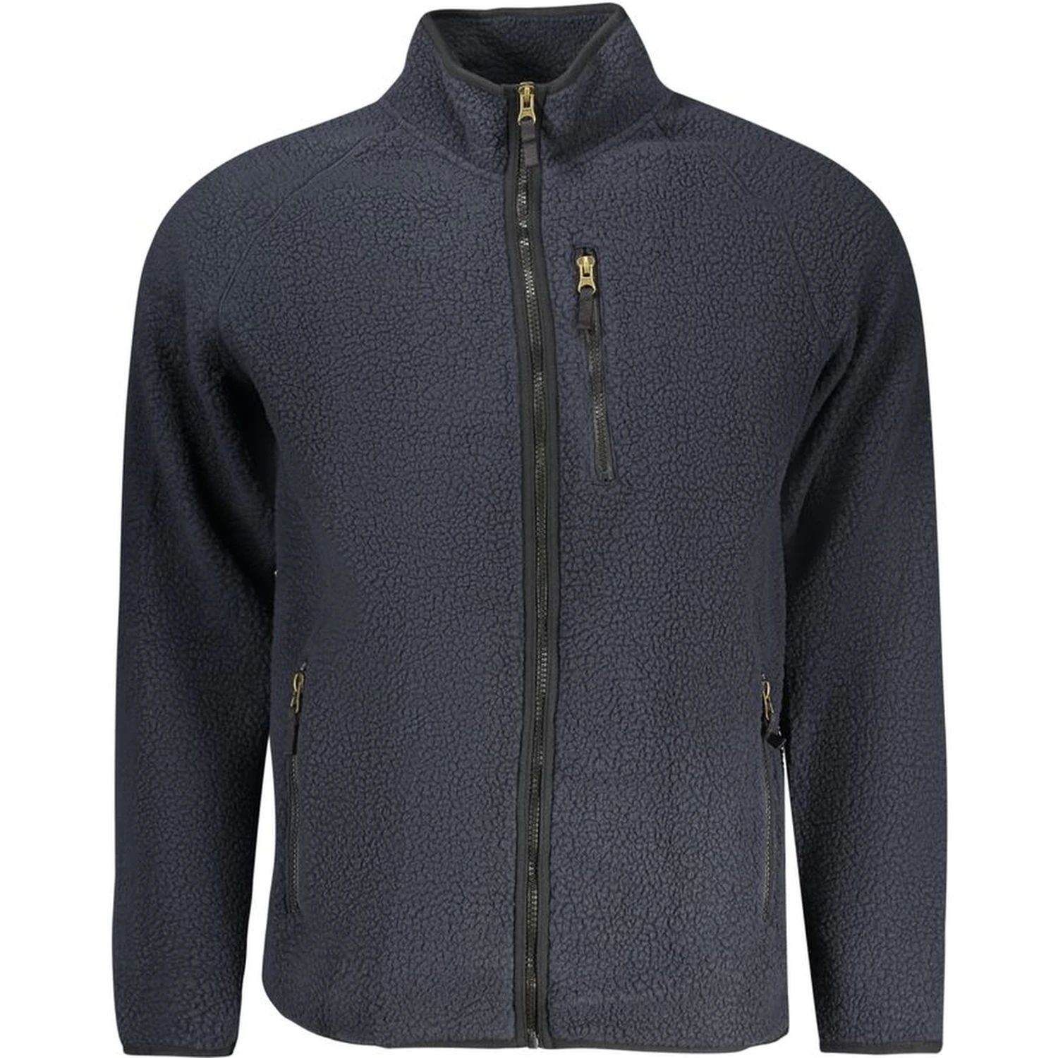 Blu Polyester Men Sweatshirt