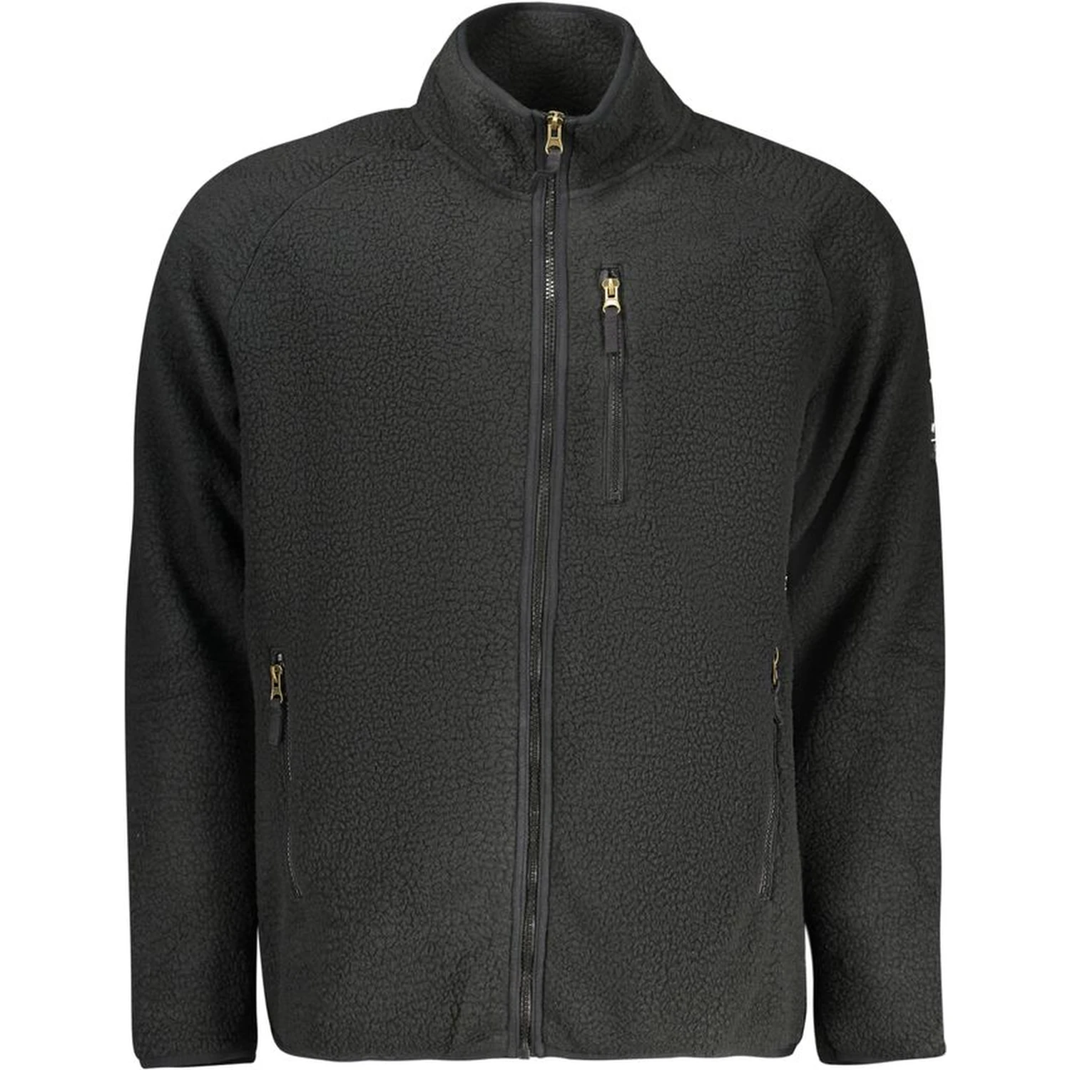 Black Polyester Men's Sweatshirt