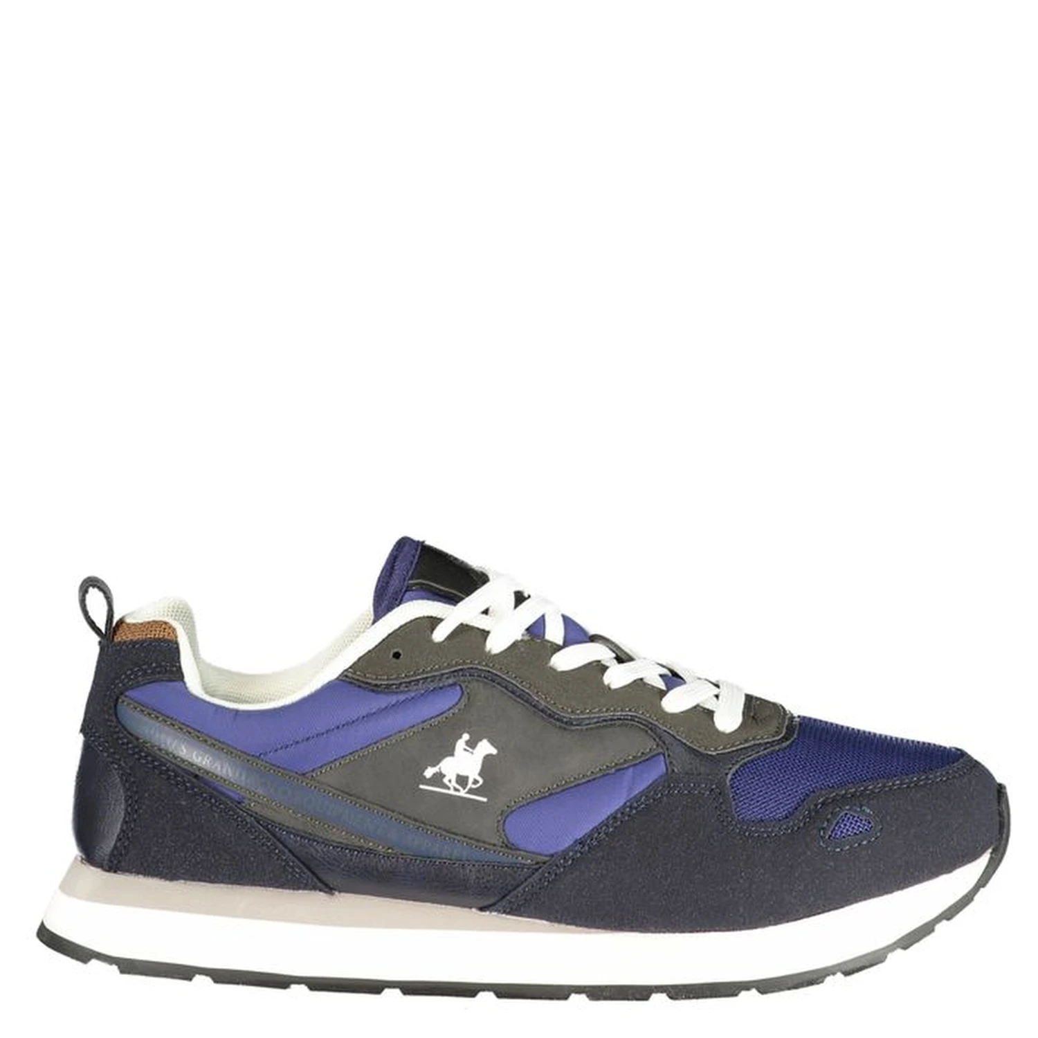 Blue Polyester Men Sneaker