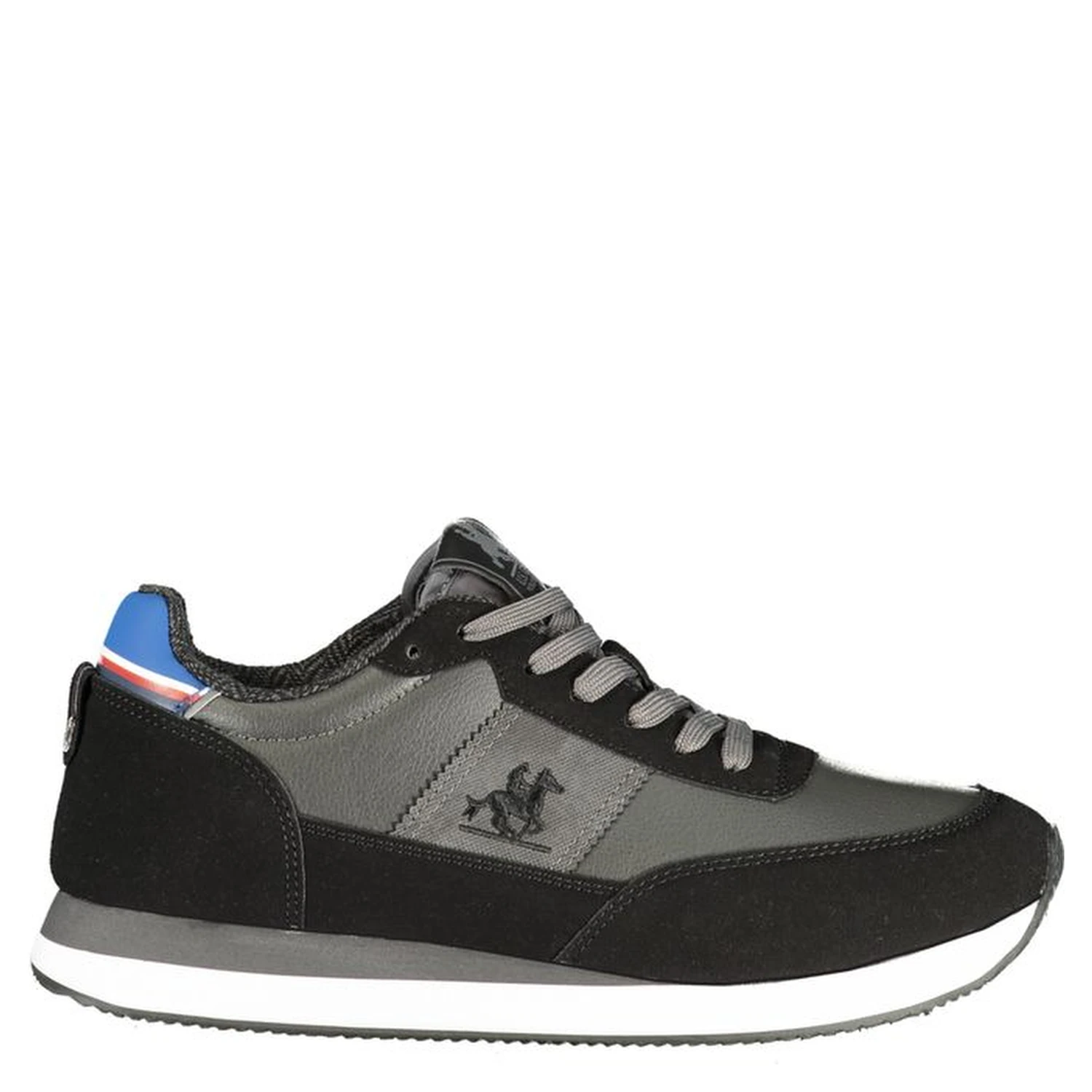 Black Polyurethane Men Sneaker