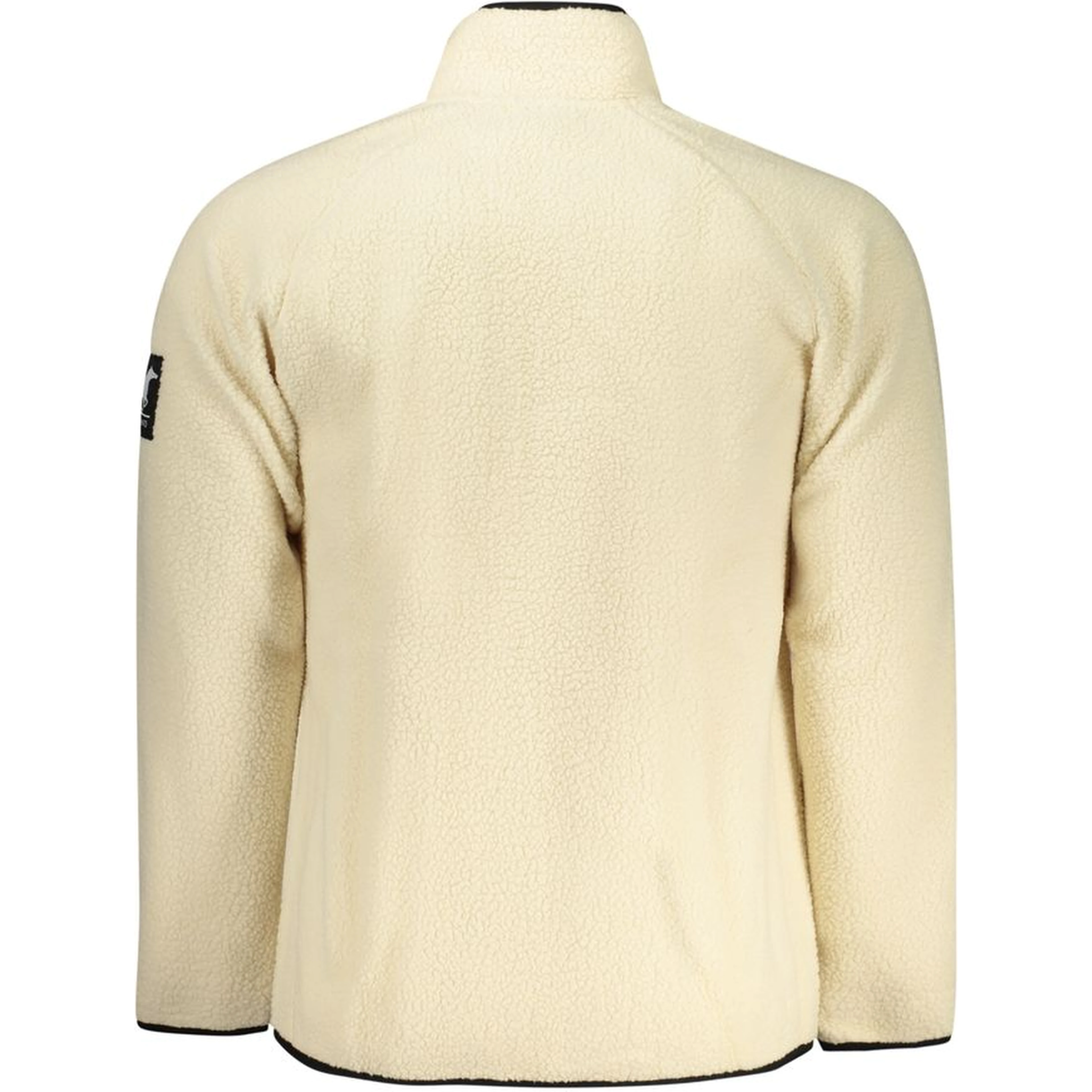 White Polyester Men Sweatshirt