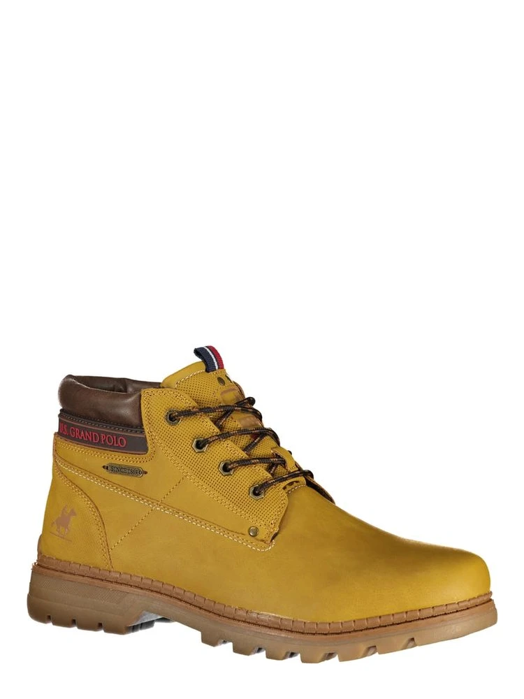 Yellow Polyurethane Men Ankle Boot alternative