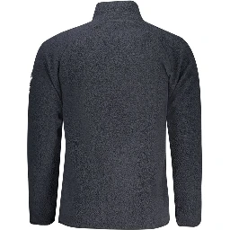 Blu Polyester Men Sweatshirt