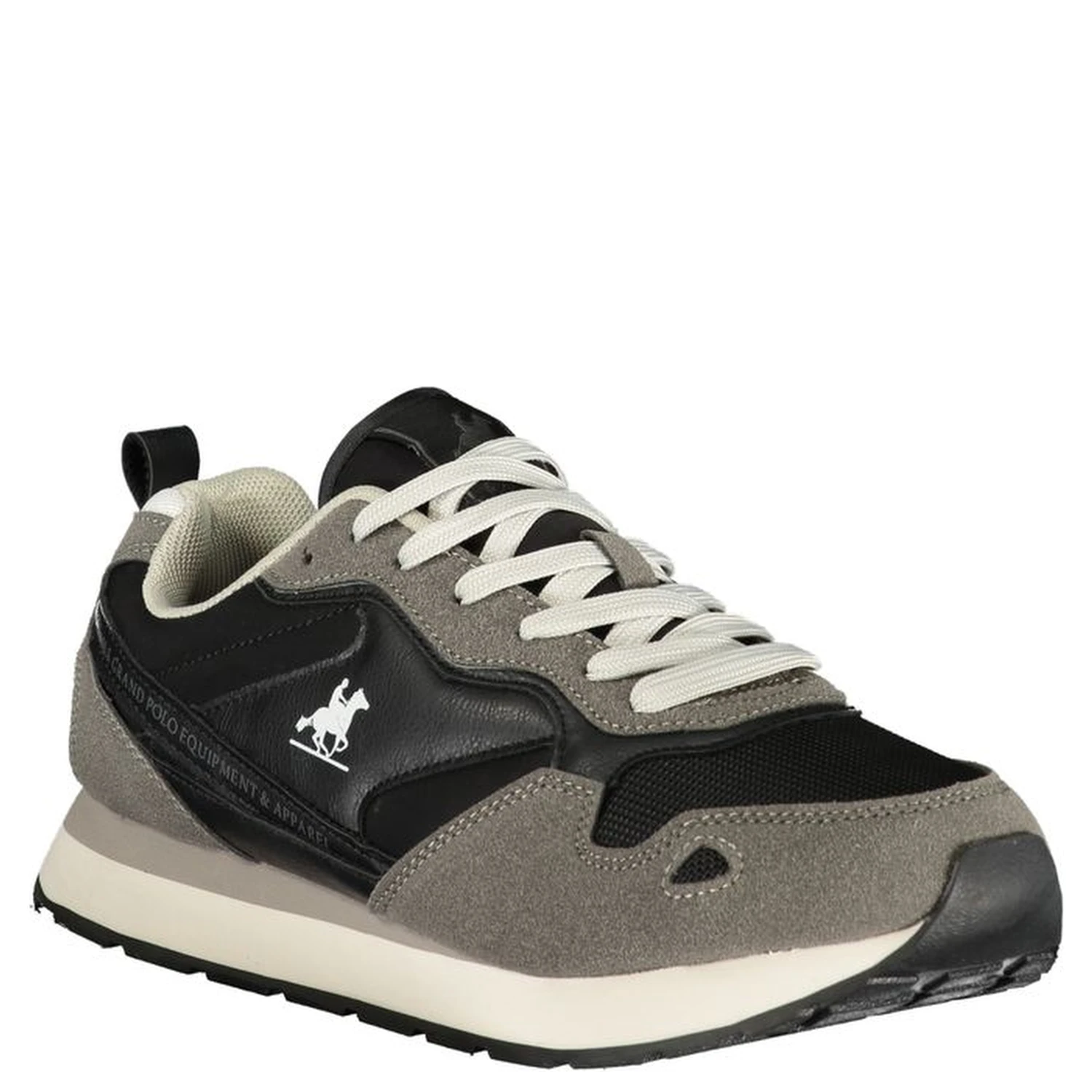 Black Polyurethane Men Sneaker