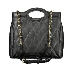 حقيبة يد من البولي إيثيلين الأسود