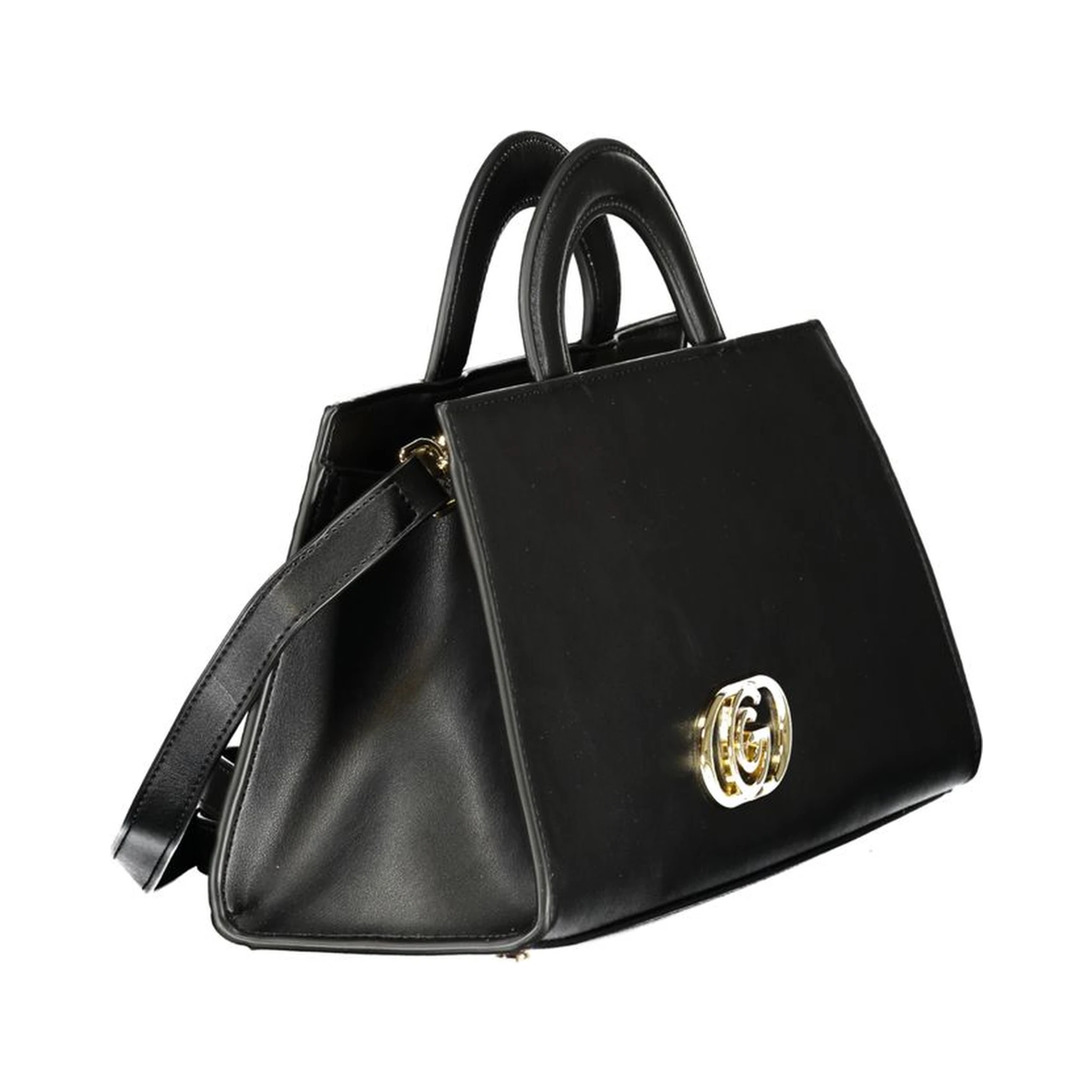 Nero Poliuretano Women Handbag