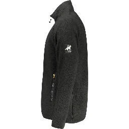 Black Polyester Men's Sweatshirt