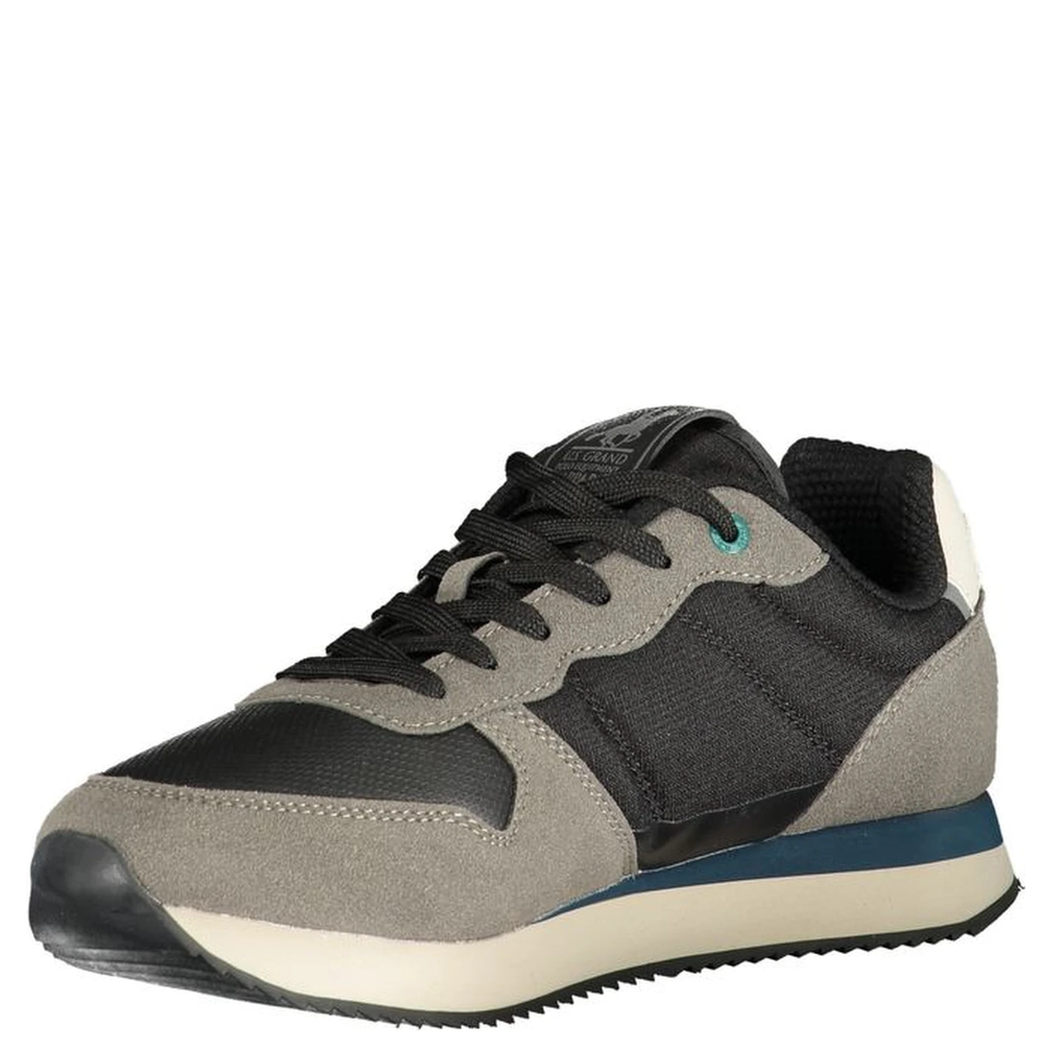 Black Polyurethane Men Sneaker