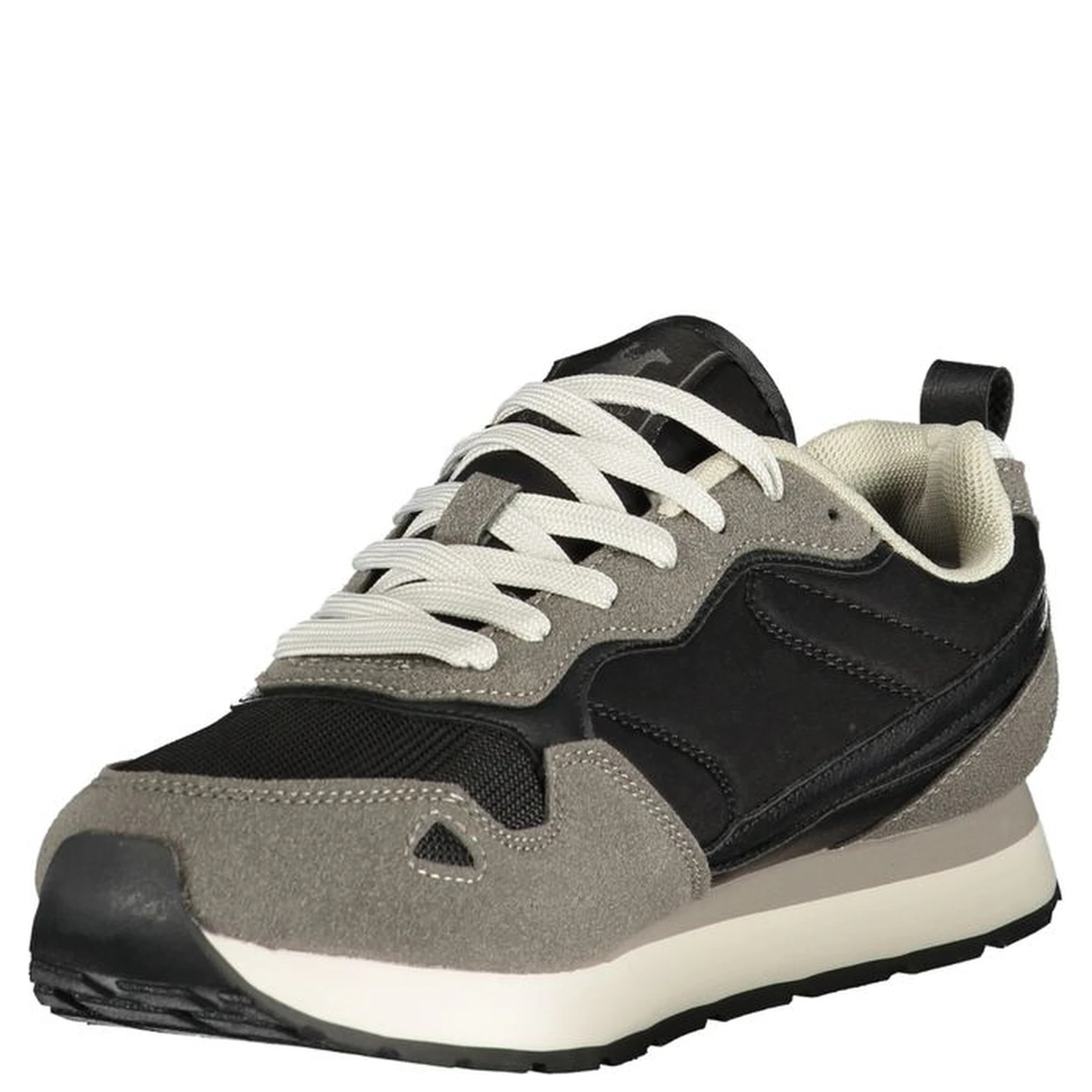 Black Polyurethane Men Sneaker