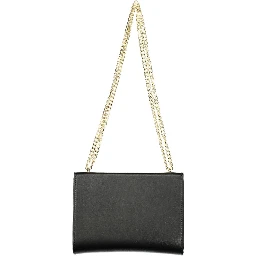 Black Poliuretano Women Handbag