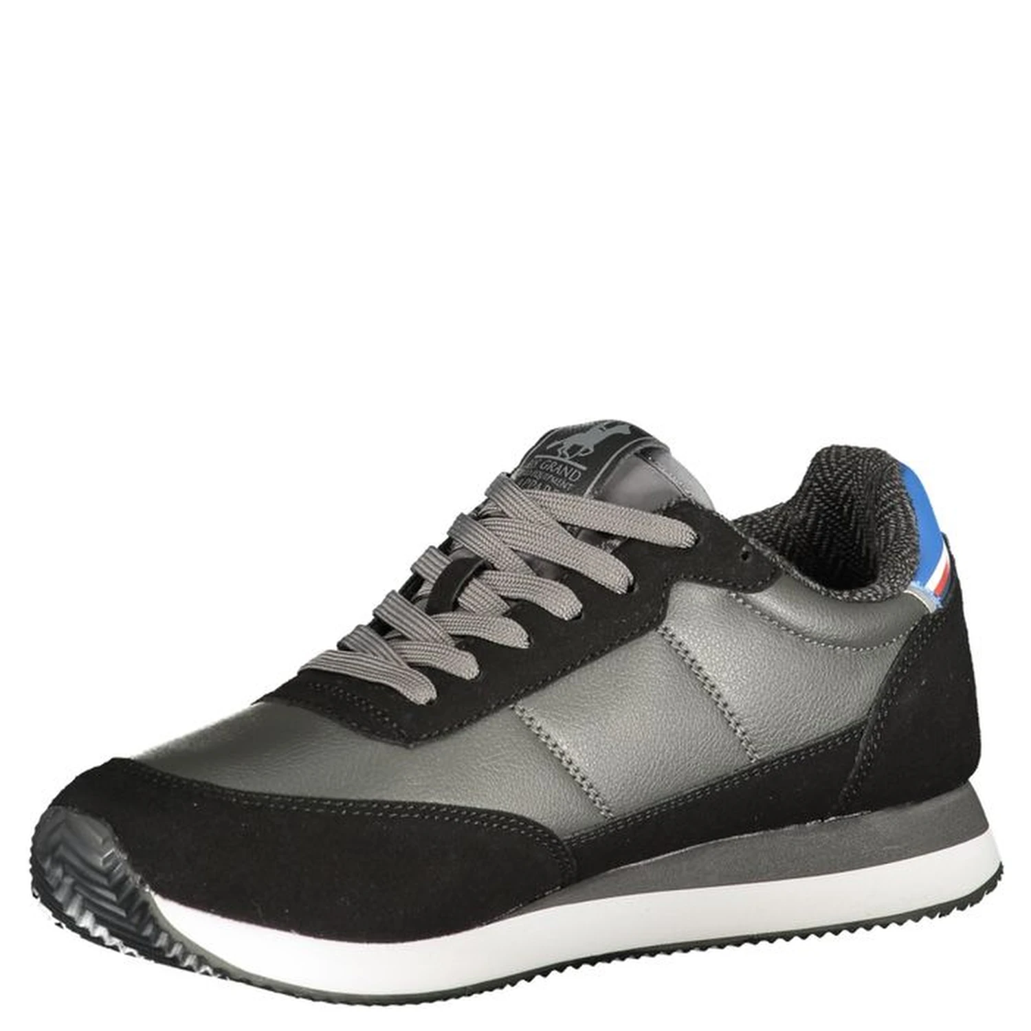 Black Polyurethane Men Sneaker
