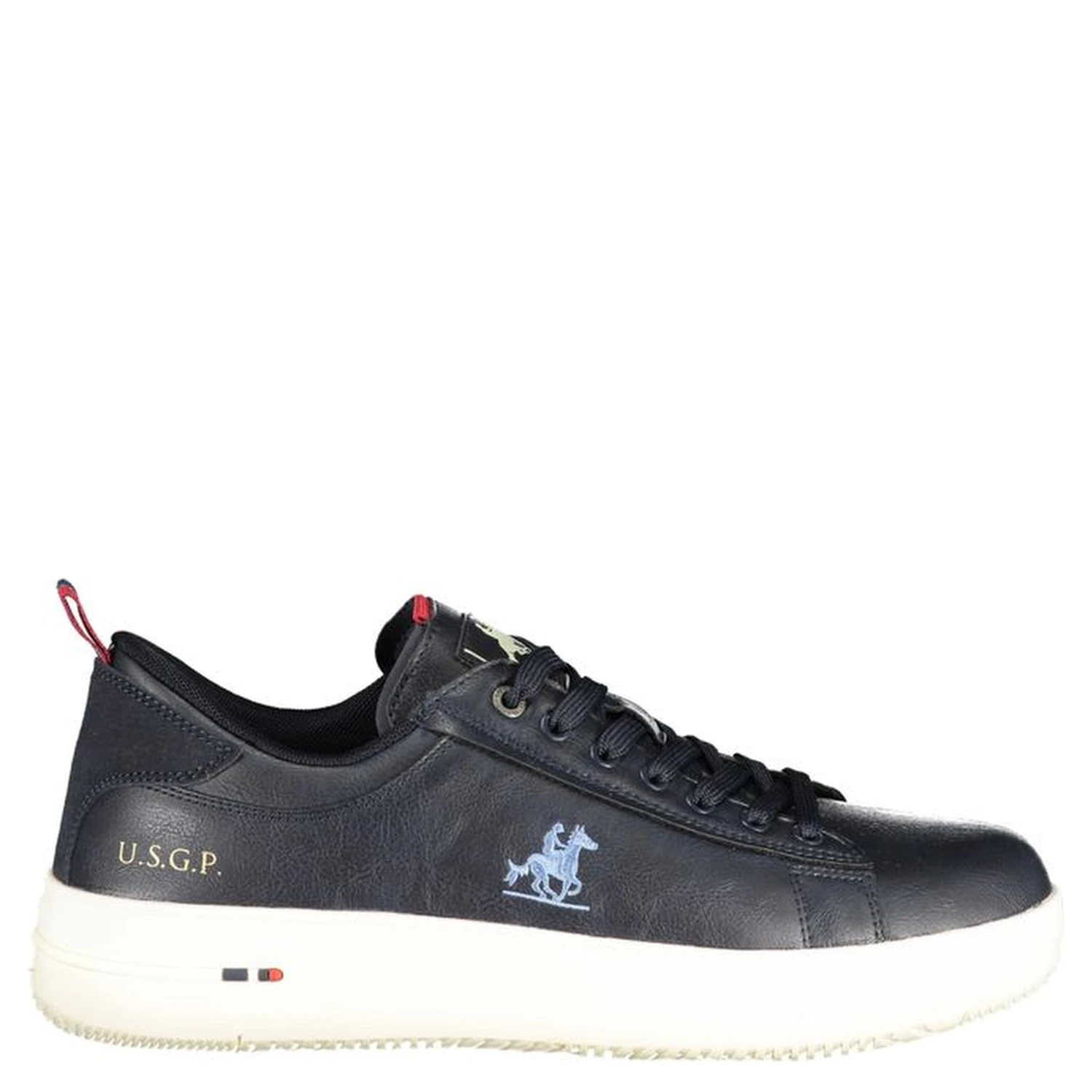 Blue Polyester Men Sneaker