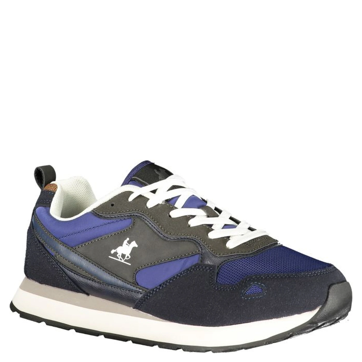 Blue Polyester Men Sneaker