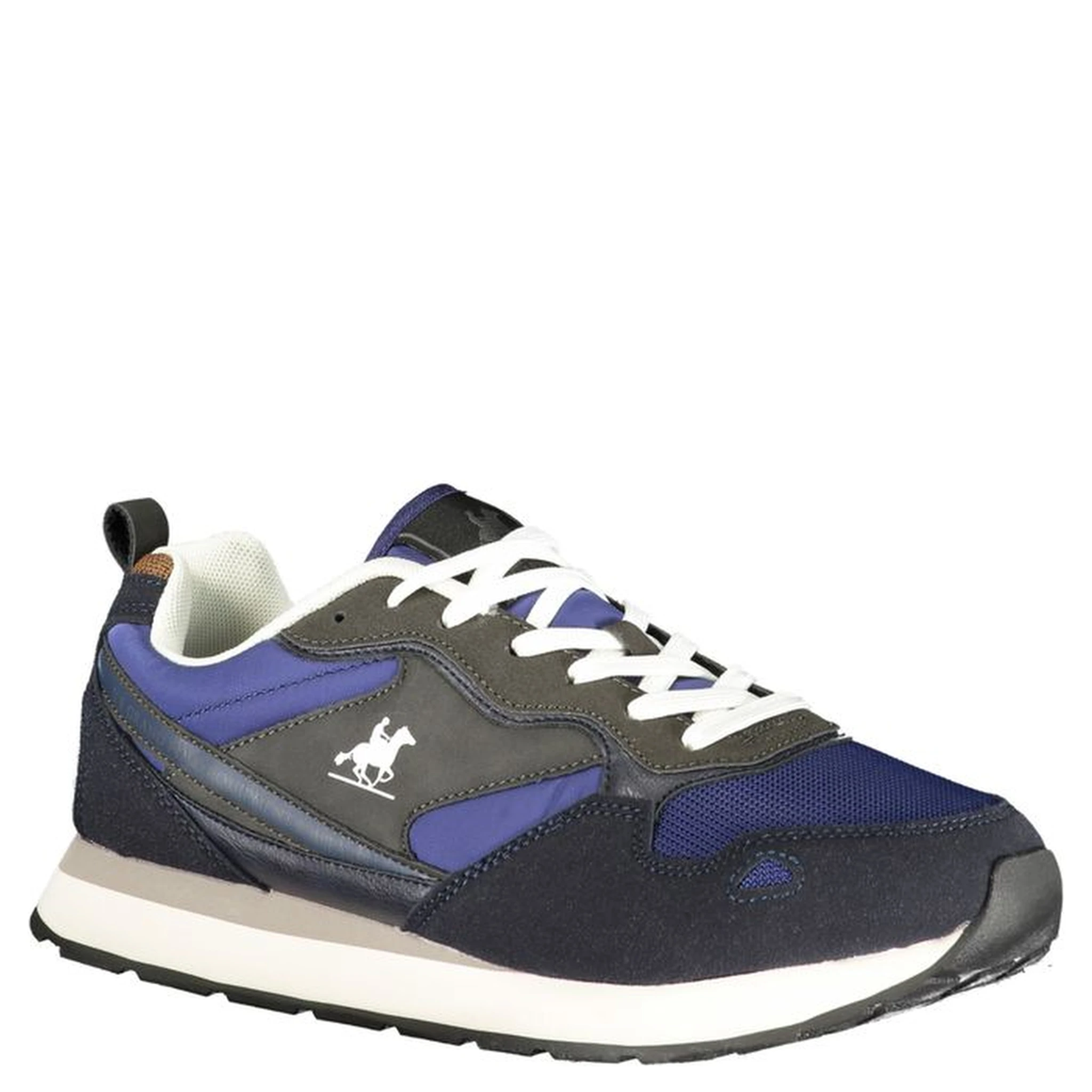 Blue Polyester Men Sneaker